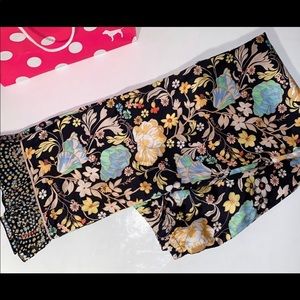 COPY - - VICTORIAS SECRET SATIN SLEEP PAJAMA LOUNGE FLOUNCE PANTS FLORAL XL